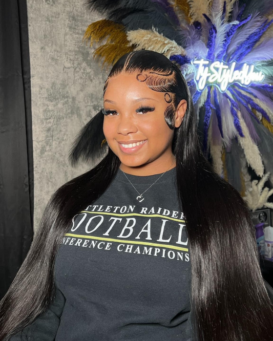 Virgin 13x6 Straight Lace Frontal Wig